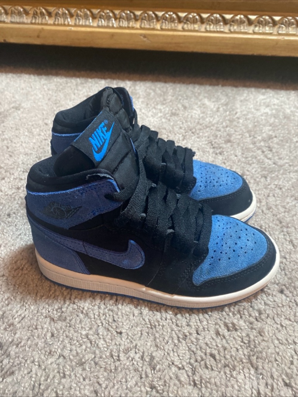 Nike Air Jordan 1 Mid - Black & Royal Blue